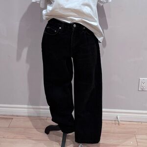 Ralph Lauren Mid Rise Black Jeans